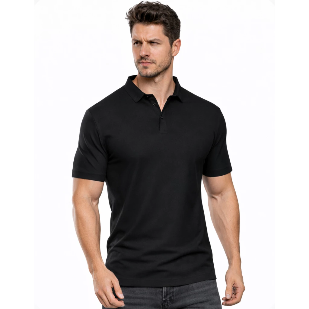Camisa Polo Masculina Poliamida Dry Fit — Leve e Secagem Rápida